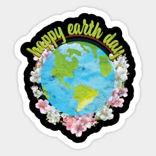 Earth Day Save the Earth Sticker